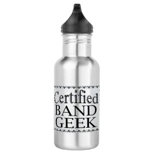 Bouteille D'eau Geek de bande agréé