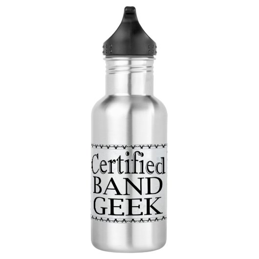 Bouteille D'eau Geek de bande agréé (Droite)