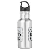 Bouteille D'eau Geek de bande agréé (Dos)