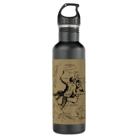 Bouteille D'eau Gemini Constellation Hevelius 1690 mai12-juin20 (Devant)