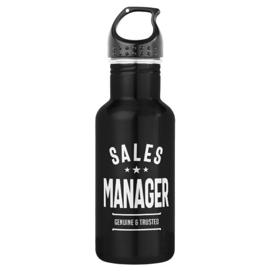 Bouteille D'eau Gestionnaire de ventes Titre du travail Descriptio (Devant)