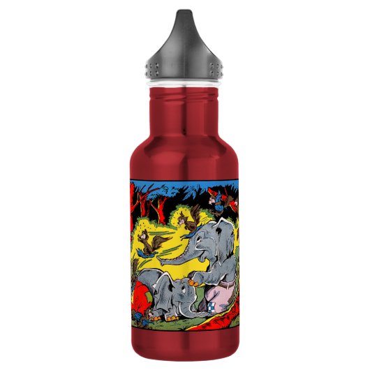 Bouteille D'eau Giggle Animal Elephant Comics Vintages (Gauche)