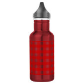 Bouteille D'eau Gingham rouge (Gauche)