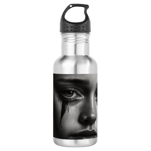 Bouteille D'eau Girl with tears (Devant)