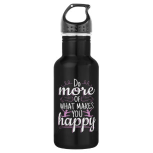 Bouteille D'eau Girls Gymnastique - Motivational Happy Cote
