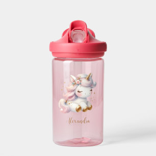 Bouteille D'eau Girls Magical Unicorn Enfants Personnalisés