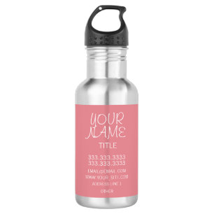 Bouteille D'eau Glace de fraise franc simple