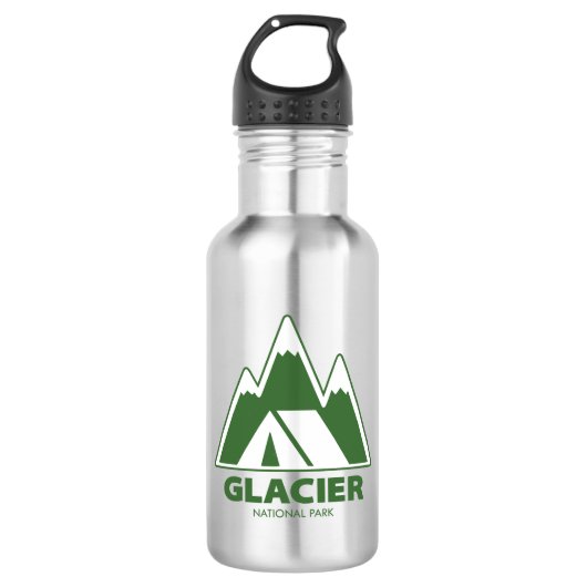 Bouteille D'eau Glacier National Park Mountains Camping (Devant)