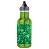 Bouteille D'eau Glitzy Green (Droite)