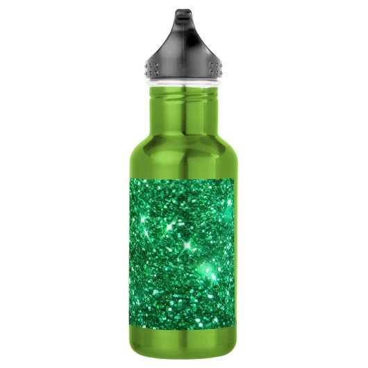 Bouteille D'eau Glitzy Green (Droite)