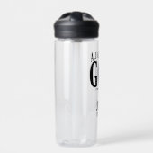 Bouteille D'eau Gloire à Dieu chrétien (Extérieur)