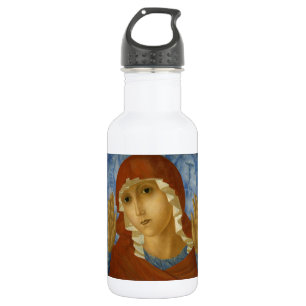 BOUTEILLE D'EAU GLOIRE À LA VIERGE BÉNÉFICIÉE MARY