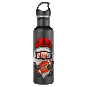 Bouteille D'eau Gnome De Football Avec Casque Rouge Pour Football 