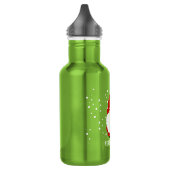 Bouteille d'eau gnome de Noël avec nom personnalis (Gauche)