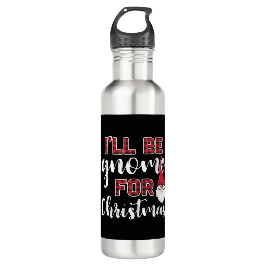 Bouteille D'eau Gnome For Christmas (Devant)