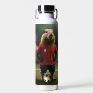 Bouteille D'eau "Goal-Scoring Capybara : The Ultimate Soccer Star