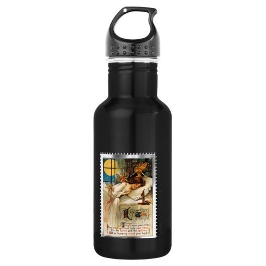 Bouteille D'eau Goblins et fées nostalgiques de sommeil d'Hallowee (Devant)