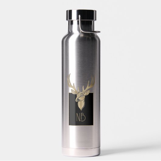 Bouteille d'eau Gold Deer Head (Gauche)