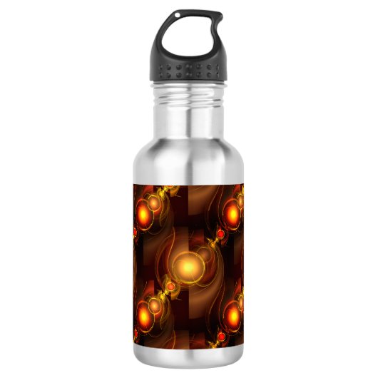 Bouteille D'eau Gold Modern Boho Elegant Abstract Art Pattern #501 (Devant)