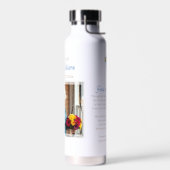 Bouteille D'eau Golden Cross and Flowers Memorial Keepsake (Gauche)