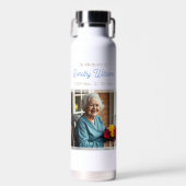 Bouteille D'eau Golden Cross and Flowers Memorial Keepsake (Avant)