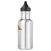 Bouteille D'eau Golden Double Snake Caduceus (Droite)