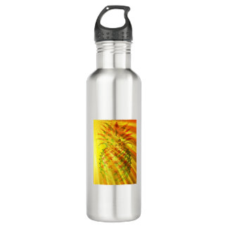 Bouteille D'eau Golden Rays Passing Through A Large Pineapple 