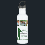 Bouteille D'eau Golf BEST GRANDPA PAR PAR PAR 5 Photo Collage Mono<br><div class="desc">Créez une bouteille d'eau de collage photo personnalisée unique pour le grand-père golfeur en utilisant ce modèle de collage photo facile à télécharger avec 5 photos et le drôle de golf dire titre BEST GRANDPA BY PAR en vert et noir et son monogramme sur les deux côtés. Choisissez parmi d'autres...</div>