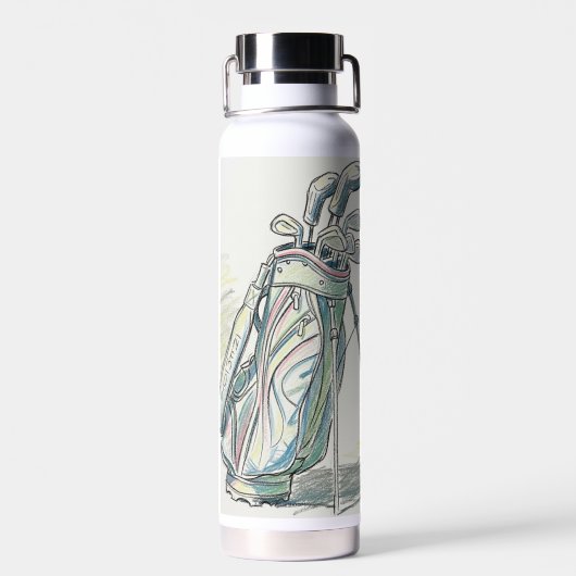 Bouteille D'eau Golf Theme (Arrière)