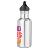 Bouteille d'eau "Good Vibes Only" - Hydratation Mo (Droite)