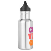 Bouteille d'eau "Good Vibes Only" - Hydratation Mo (Gauche)