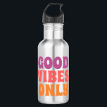 Bouteille d'eau Good Vibes uniquement - Hydrat mot<br><div class="desc">Good Vibes Only Water Bottle - Motivational Hydration Tracker for Positive Energy & Daily Wellness ✨ PROPAGER UNE ÉNERGIE POSITIVE AVEC CHAQUE SIP ✨ Transformez votre hydratation quotidienne en un rituel puissant d'esprit avec cette bouteille d'eau motivante "Good Vibes Only". Plus qu'un simple contenant de boisson - c'est votre rappel...</div>