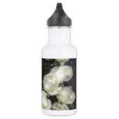 BOUTEILLE D'EAU GORGEANT BOUQUET DE ROSES BLANCHES (Droite)
