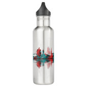 Bouteille D'eau Göteborg Suède Skyline (Gauche)