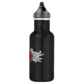 Bouteille D'eau Goth Heart avec Ange Wings (Droite)