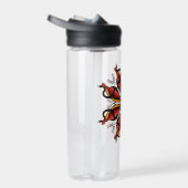 Bouteille D'eau Goth Snakes Flower Tattoo Style (Droite)
