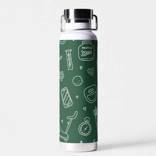 Bouteille D'eau gourde d'eau de gym (Arrière)