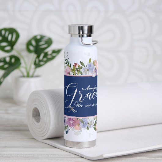 Bouteille D'eau Grâce incroyable floral (Yoga)