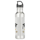 Bouteille D'eau Graduate Graduation Class 2022 Photo Félicats (Dos)