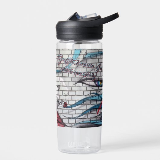 Bouteille D'eau Graffiti de fille asiatique (Gauche)
