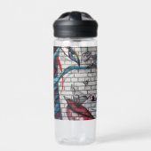Bouteille D'eau Graffiti de fille asiatique (Extérieur)