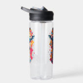 Bouteille D'eau Graffiti Style Giraffe Portrait-58567 (Droite)
