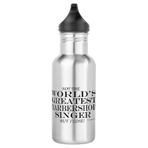 Bouteille D'eau Grand Joueur Chanteur Barbershop Fermer inoxydable
