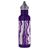 Bouteille D'eau Grandes bandes d'art fluides en marbre personnalis (Droite)