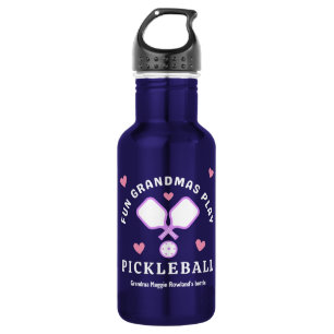 Bouteille D'eau Grandmas amusant Jouer Citation Pickleball
