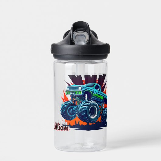 Bouteille D'eau Grands Roues Enfants Personnalisés (Avant)
