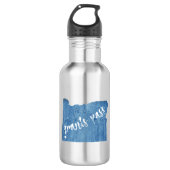 Bouteille D'eau Grant Pass Grain de bois de l'Oregon (Devant)