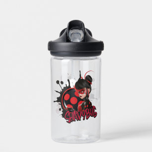 Bouteille D'eau Graphique de caractères de Shadybug à revers Mirac