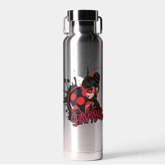 Bouteille D'eau Graphique de caractères de Shadybug à revers Mirac (Avant)