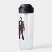 Bouteille D'eau Graphique de citation de Crowley surnaturelle (Arrière)